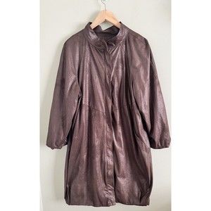 vintage I.C.by Connie k fashionable women  trench coat jacket overcoat size XL